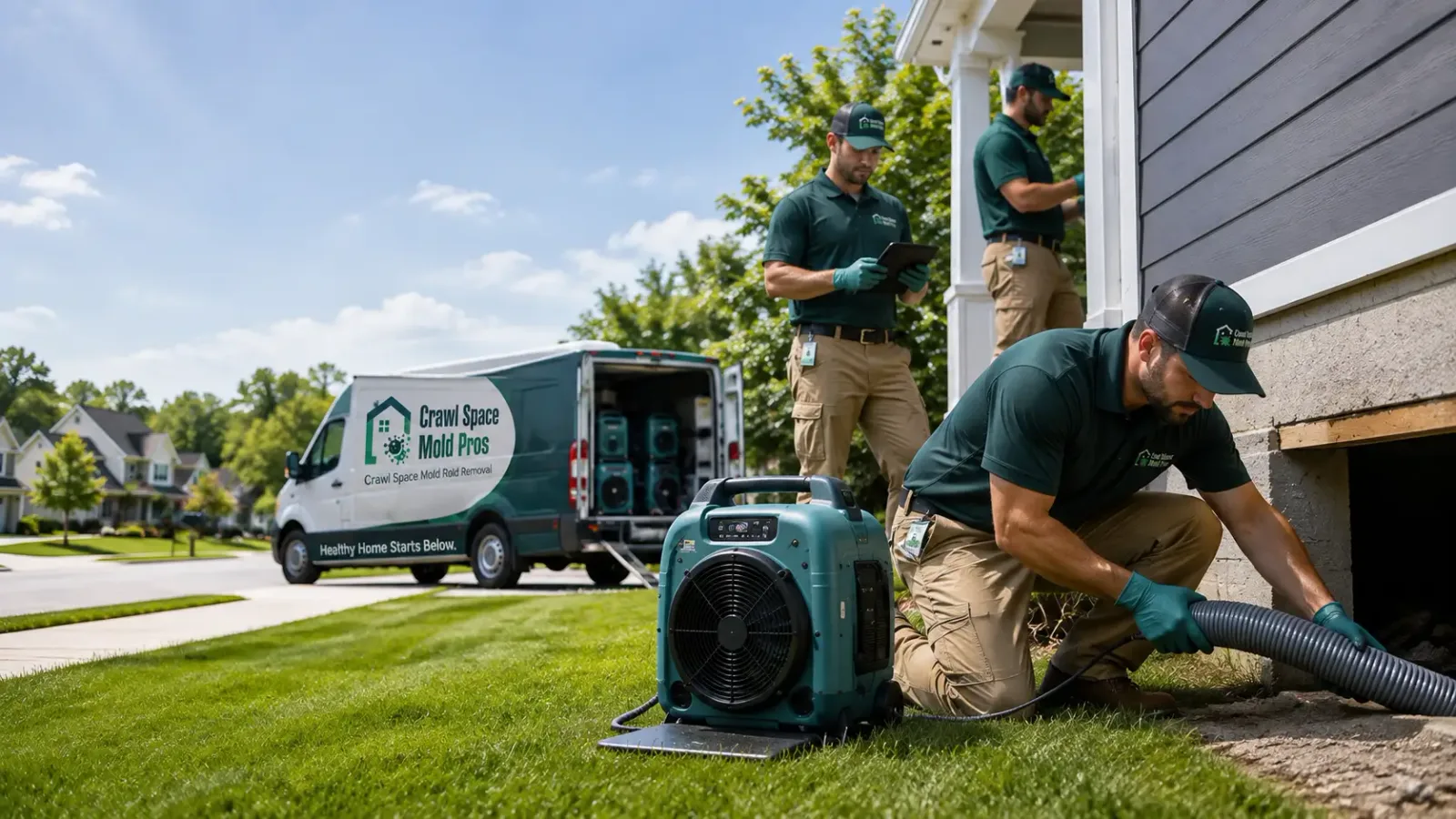 Crawl Space Mold Removal in Glenfield, ND